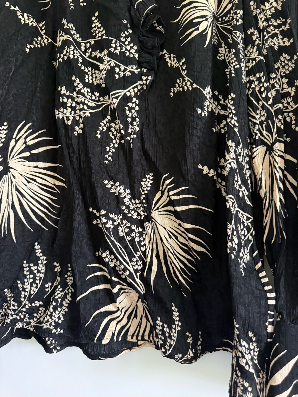 ba&sh Eda Ruffle Collared Blouse - Picture 9 of 15